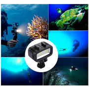 PULUZ 20 LEDs 40m Water-resistant IPX8 Studio Light Video & Photo Light with Hot Shoe Base Adapter & Quick Release Buckle & Long Screw & 2 x Filter Plates for GoPro HERO10 Black / HERO9 Black / HERO8 Black ... n /4 /3+ /3 /2 /1, Xiaoyi and Other Action Cameras