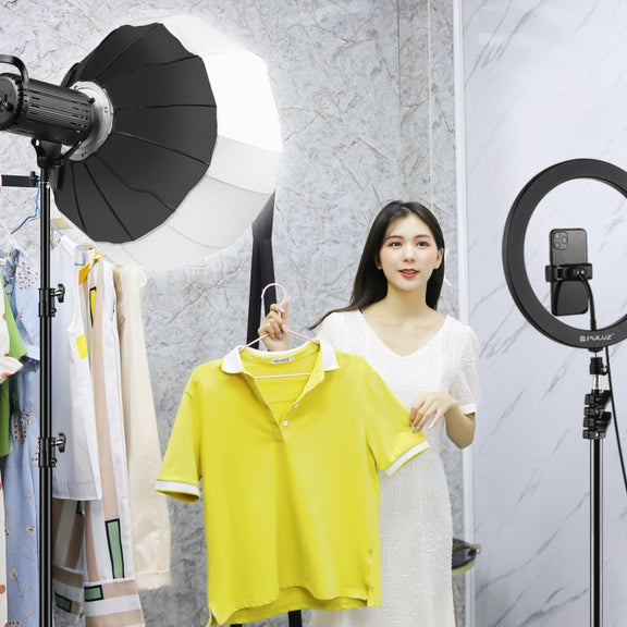 PULUZ 65cm Foldable Lantern Softbox SpeedLite Flash Light Foldable Diffuser