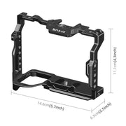 PULUZ Metal Camera Cage Stabilizer Rig for Sony A7 IV / ILCE-7M4 / A7M4 / A7M3 / A7R3  / A7R III / A7R5(Black)