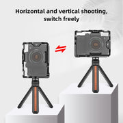 PULUZ Metal Camera Cage Stabilizer Rig for Sony A7 IV / ILCE-7M4 / A7M4 / A7M3 / A7R3  / A7R III / A7R5(Black)