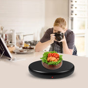 PULUZ 45cm Remote Control Adjusting Speed Rotating Turntable Display Stand, Black, Load 100kg(US Plug)