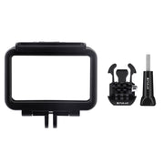 PULUZ Standard Border Frame ABS Protective Cage for DJI Osmo Action, with Buckle Basic Mount & Screw(Black)