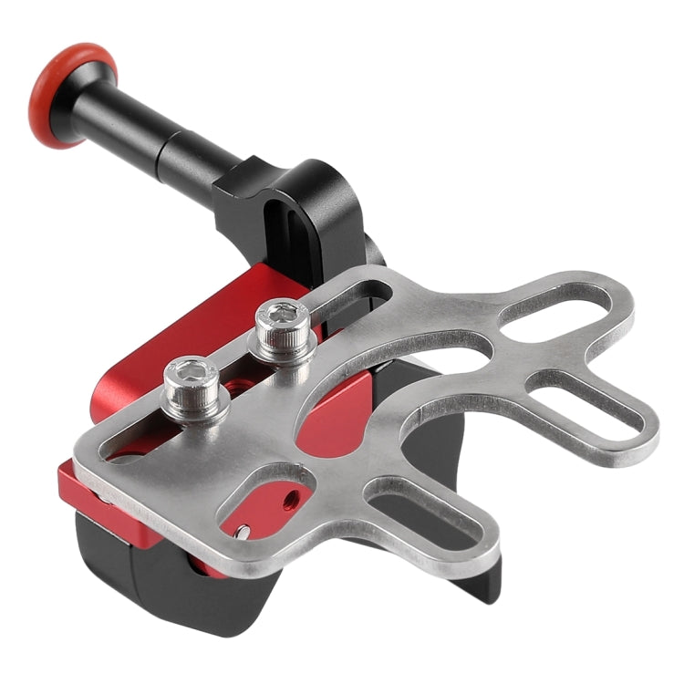 PULUZ Shutter Release Trigger Extension Adapter Lever Mount for Underwater Arm System(Black Red)