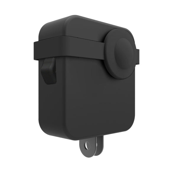 PULUZ for GoPro Max Dual Lens Caps Case + Body Silicone Protective Case(Black)