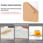 PULUZ 39cm Photography Acrylic Reflective Display Table Background Board(White)