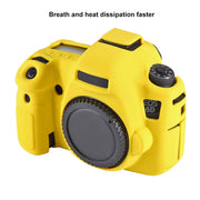 PULUZ Soft Silicone Protective Case for Canon EOS 6D(Yellow)
