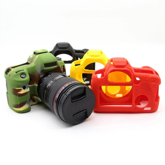 PULUZ Soft Silicone Protective Case for Canon EOS 6D(Yellow)