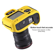 PULUZ Soft Silicone Protective Case for Canon EOS 5D Mark III / 5D3(Yellow)