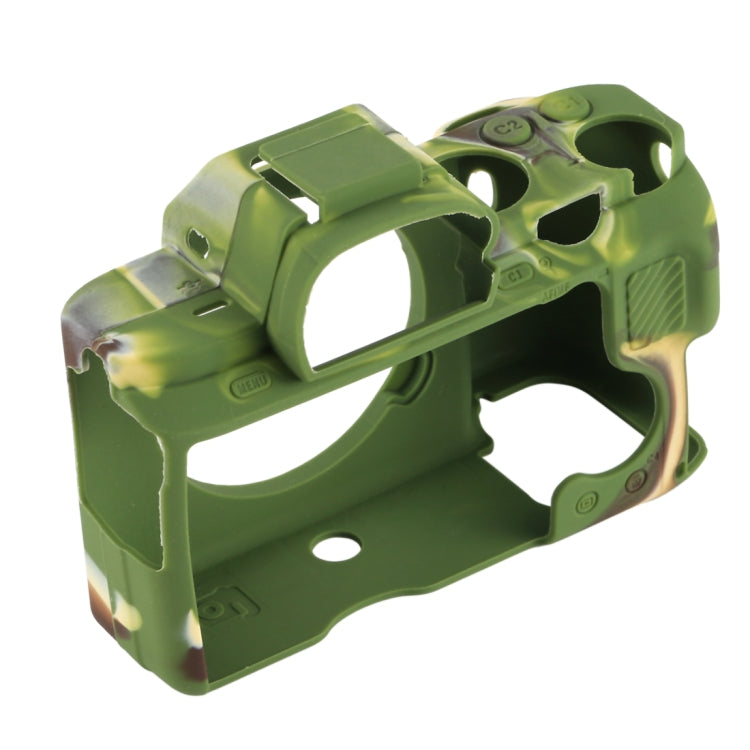 PULUZ Soft Silicone Protective Case for Sony ILCE-7MII / 7SMII / 7RMII(Camouflage)