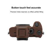 PULUZ Soft Silicone Protective Case for Sony ILCE-7MII / 7SMII / 7RMII(Coffee)