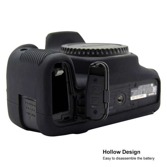 PULUZ Soft Silicone Protective Case for Canon EOS 800D(Black)