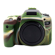 PULUZ Soft Silicone Protective Case for Canon EOS 77D(Camouflage)