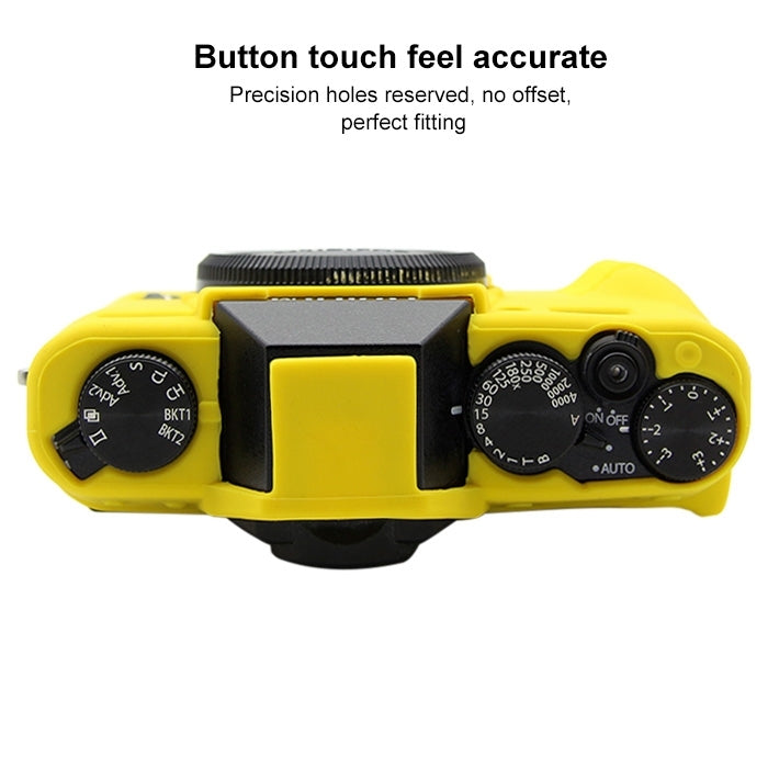 PULUZ Soft Silicone Protective Case for FUJIFILM X-T20(Yellow)