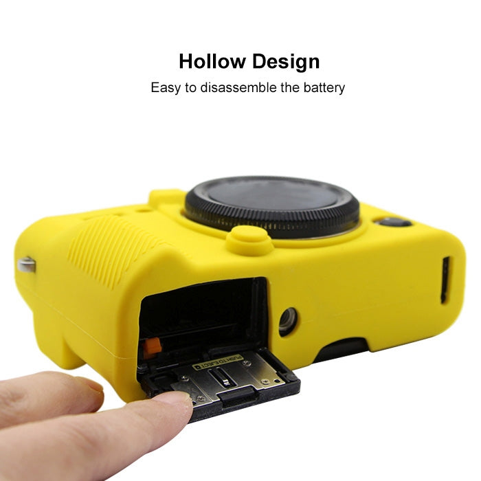 PULUZ Soft Silicone Protective Case for FUJIFILM X-T20(Yellow)
