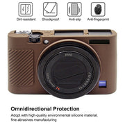 PULUZ Soft Silicone Protective Case for Sony RX100 III / IV / V(Coffee)