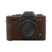 PULUZ Soft Silicone Protective Case for FUJIFILM XT10(Coffee)