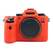 PULUZ Soft Silicone Protective Case for Sony A9 (ILCE-9) / A7 III/ A7R  III(Red)