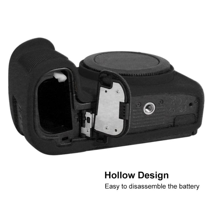 PULUZ Soft Silicone Protective Case for Canon EOS R(Black)
