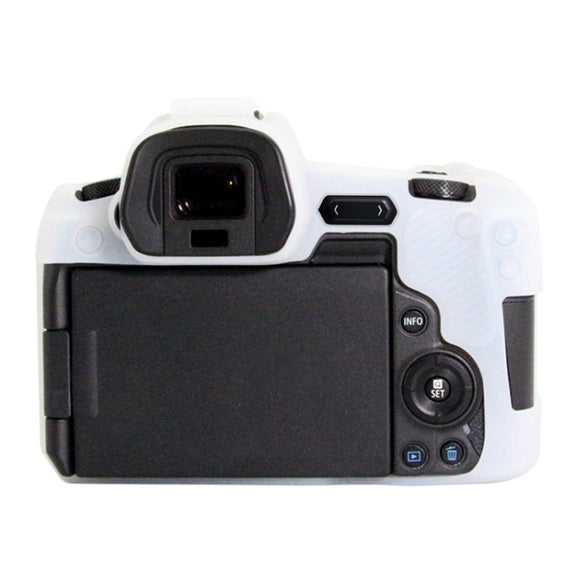 PULUZ Soft Silicone Protective Case for Canon EOS R(White)