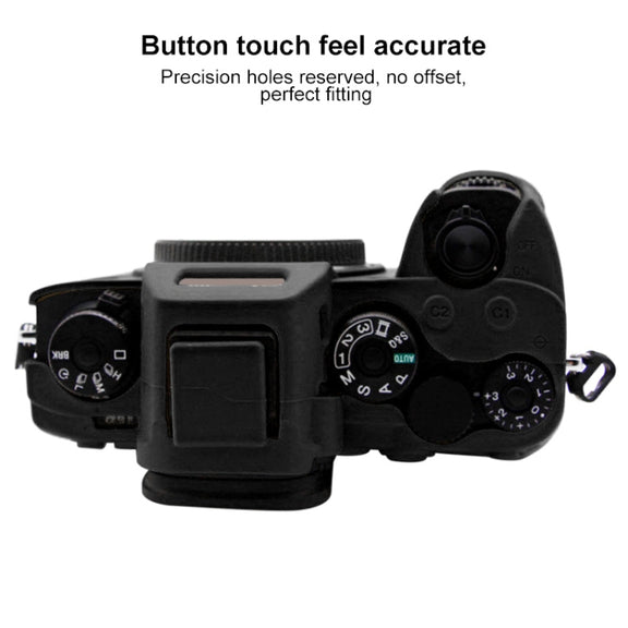 PULUZ Soft Silicone Protective Case for Sony ILCE-9M2/ Alpha 9 II / A92(Black)