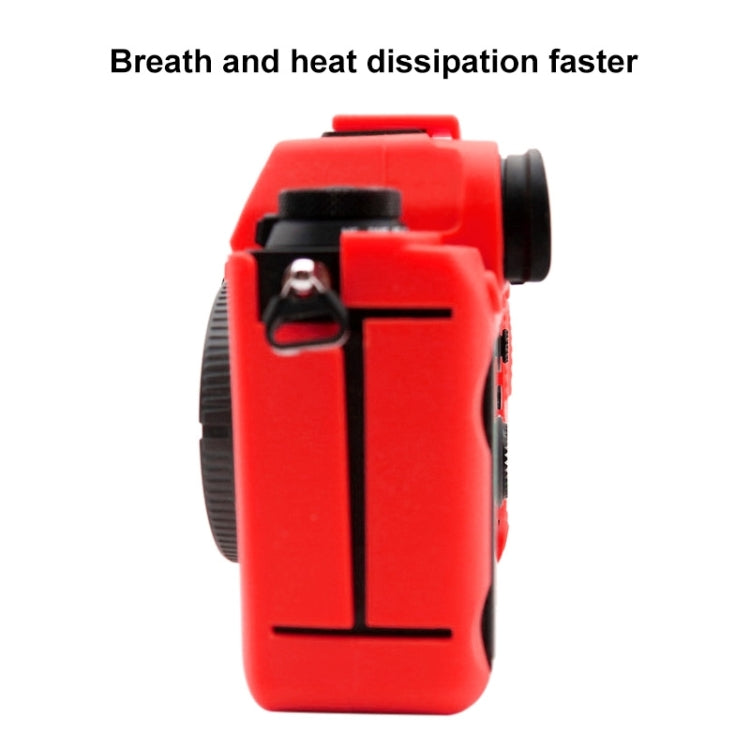 PULUZ Soft Silicone Protective Case for Sony ILCE-9M2/ Alpha 9 II / A92(Red)