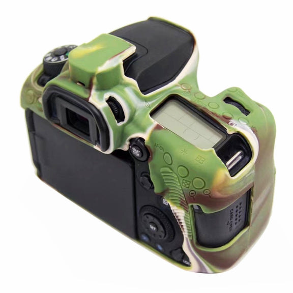 PULUZ Soft Silicone Protective Case for Canon EOS 90D (Camouflage)