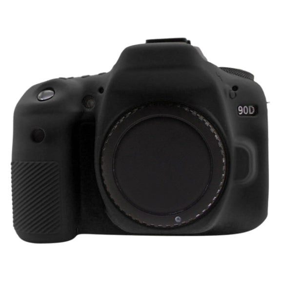 PULUZ Soft Silicone Protective Case for Canon EOS 90D(Black)