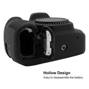 PULUZ Soft Silicone Protective Case for Canon EOS 90D(Black)