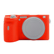 PULUZ Soft Silicone Protective Case for Sony A6600 / ILCE-6600(Red) - Protective Case by PULUZ | Online Shopping South Africa | PMC TechLife | Buy Now Pay Later Mobicred