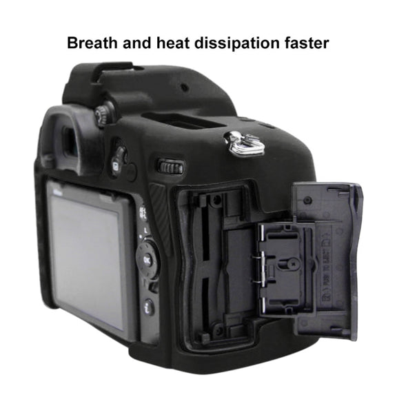 PULUZ Soft Silicone Protective Case for Nikon D780(Black)