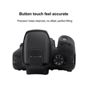 PULUZ Soft Silicone Protective Case for Canon EOS 850D(Black)