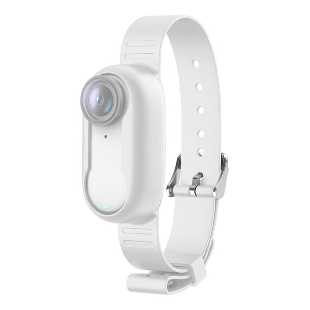 For Insta360 GO 3 / GO 3S PULUZ Camera Silicone Case Wristband Bicycle Strap Extension Mount (White)