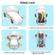 For Insta360 X5 PULUZ 60m Water-resistant Sealed Diving Case (Transparent)