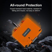 For DJI Osmo Action 5 Pro / 4 / 3 PULUZ Water-resistant Hard Carrying Suitcase Outdoor Protective Storage Box (Orange)