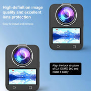 For DJI Osmo 360 PULUZ Lens Guard PC Protective Cover (Transparent)