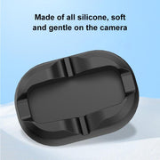 For DJI Osmo 360 PULUZ Desktop Silicone Base Stand (Black)