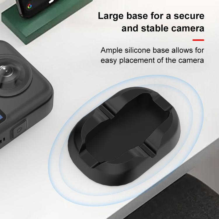 For DJI Osmo 360 PULUZ Car Plastic Base Stand (Black)
