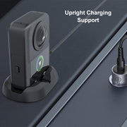 For DJI Osmo 360 PULUZ Car Plastic Base Stand (Black)