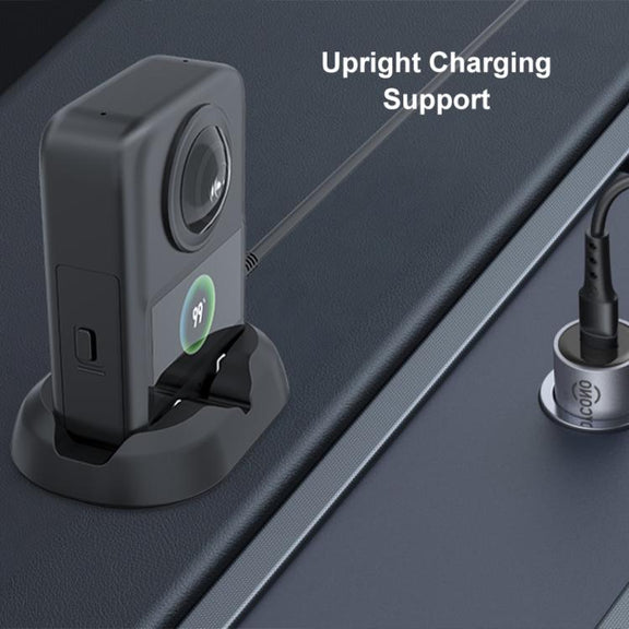 For DJI Osmo 360 PULUZ Car Plastic Base Stand (Black)
