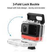 For Insta360 One RS 360 Edition PULUZ 30m Underwater Depth Diving Case Water-resistant Housing