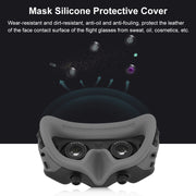 For DJI Avata Goggles 2 PULUZ Flying Eye Mask Silicone Protective Case (Grey)