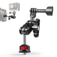 PULUZ Magic Arm Multi-way Ball  Aluminum Alloy Mount (Black) - Stand Bracket by PULUZ | Online Shopping South Africa | PMC TechLife | Buy Now Pay Later Mobicred