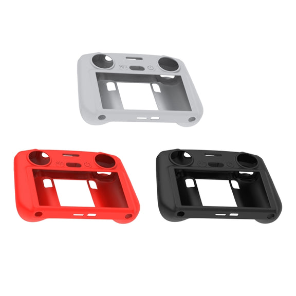 For DJI Mini 4 Pro / Air 3 Remote Control / DJI RC 2 with Screen PULUZ Silicone Protective Case (Grey)