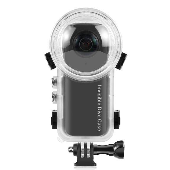 For Insta360 X3 PULUZ Invisible Dive Case 50m Water-resistant Sealed Case (Transparent)