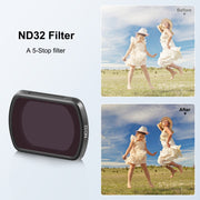 For DJI Osmo Pocket 3 PULUZ Magnetic ND32 Camera Lens Filter