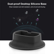 For Insta360 X4 PULUZ Silicone Dock Desktop Fixed Base Bracket (Black)