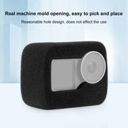 For DJI Osmo Action 5 Pro / 4 / 3 PULUZ High Density Foam Windshield (Black)