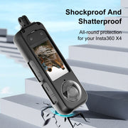 For Insta360 X4 PULUZ Metal Protective Cage Rig Housing Frame with Lens Protector (Black)