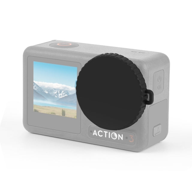 For DJI Osmo Action 5 Pro / 4 / 3 PULUZ Silicone Lens Cap (Black)