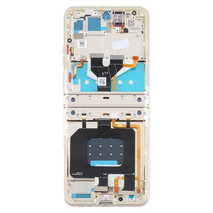 For Motorola Razr 50 Original LCD Screen Digitizer Full Assembly with Frame (Orange)